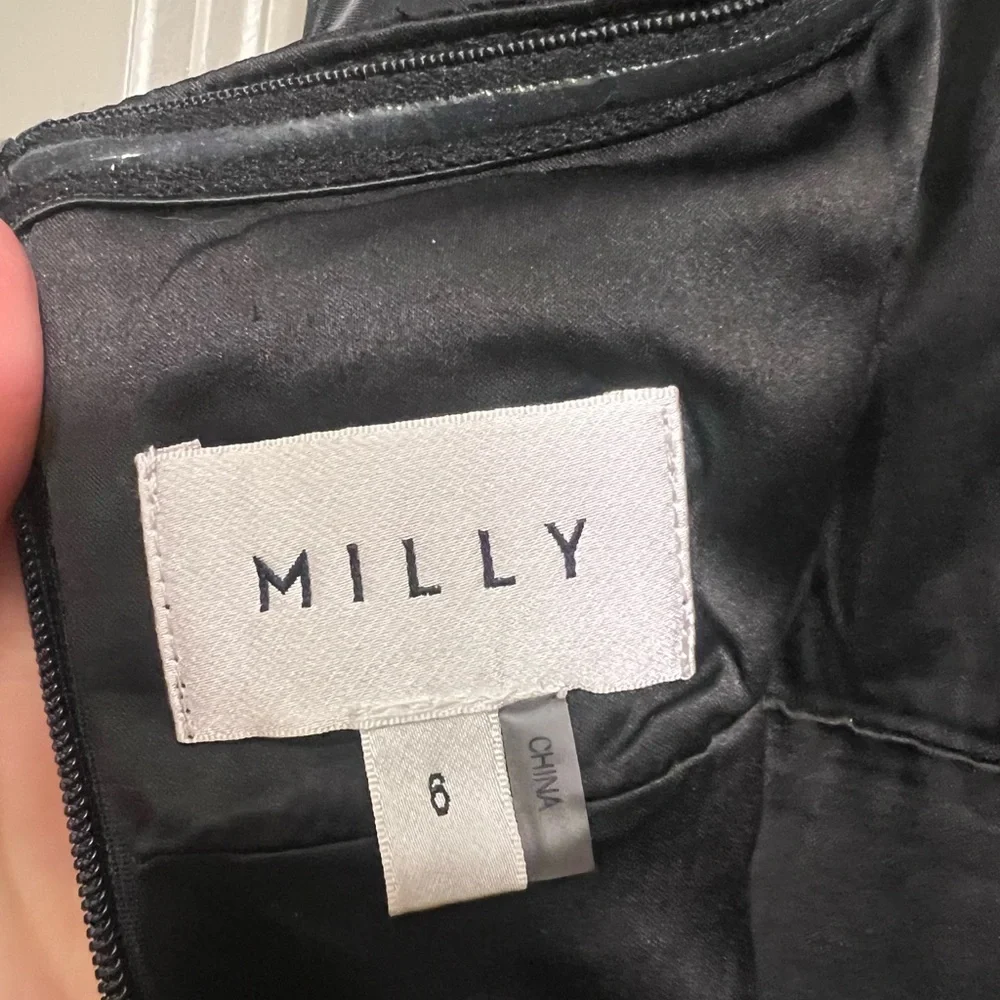 MILLY Hayden Halter Floral Midi Dress Size 6 - Picture 5 of 11